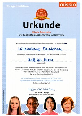 urkunde missio